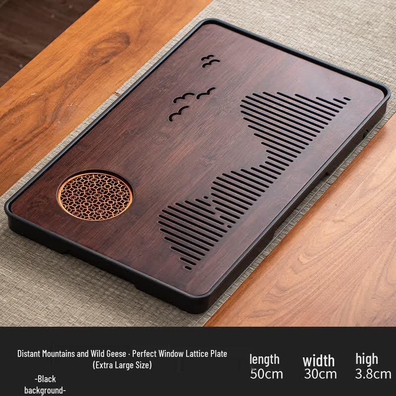Youluo Small Bamboo Gongfu Tea Tray with Drainage