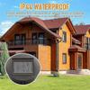 4 Pieces Replacement Solar Lights With Led Bulbs, Solar Top Lights Replacement, Led Solar Panel Lantern Cover For Outdoor Hanging Garden Lantern-Yvan