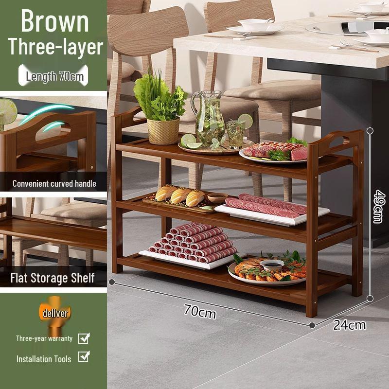 Mehrschichtiges Massivholz Gemüsegestell für Küche & Restaurant