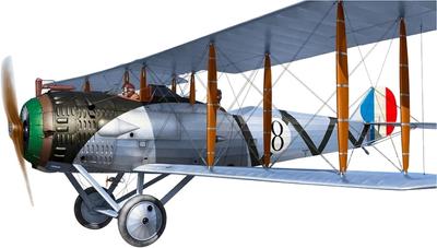 KP Model France Salmson Silver Wing Plastic Model KPM0328 1/72 Sal.2A2