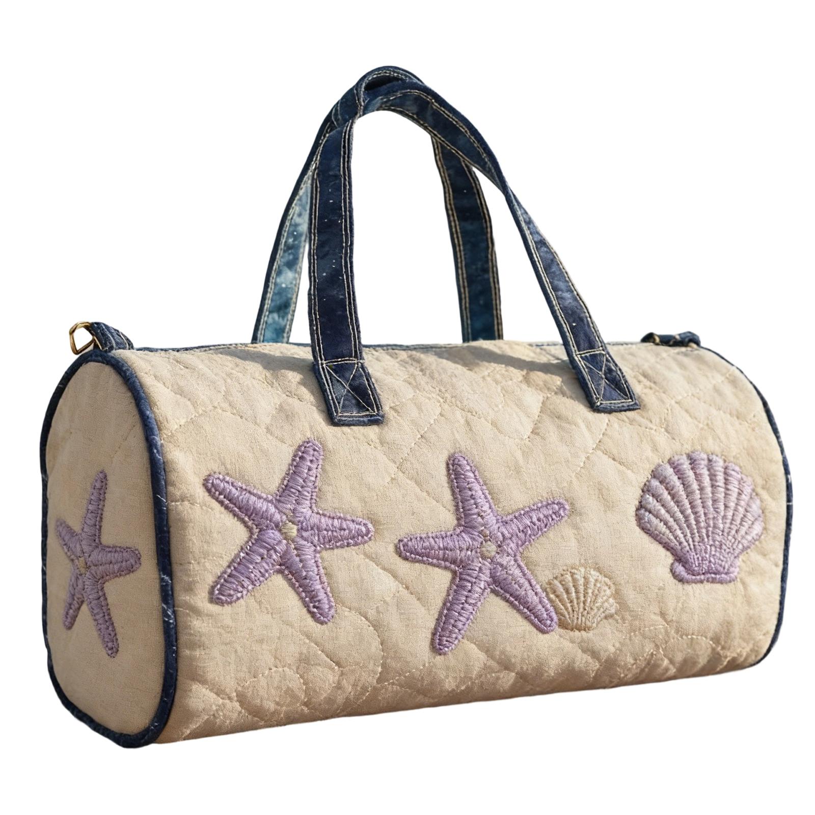 

Сумка-тоут для коротких поездок с вышивкой; Многофункциональная спортивная сумка для фитнеса One Size