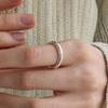 PAIGEFLYNN JEWELRY [925 Silver] Plain Engagement Ring