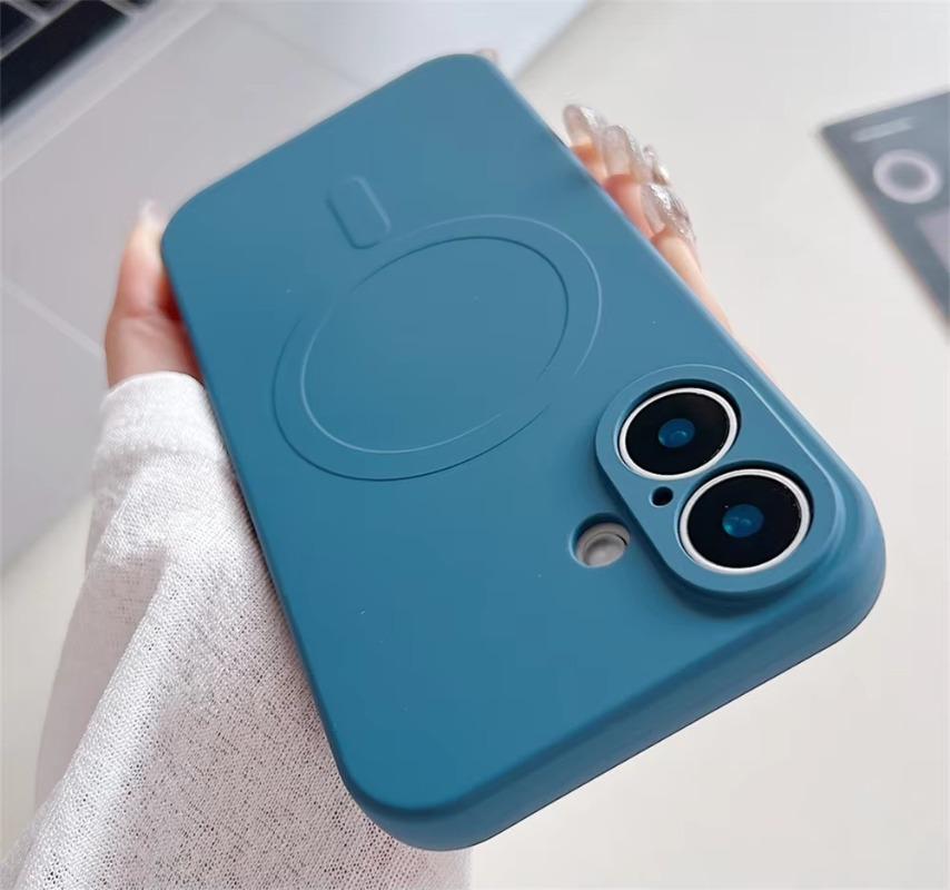 for Magsafe Liquid Silicone Phone Case for iPhone 17 Air 16 15 14 Pro MaxPlus 12 13 Mini 11 Magnetic Shockproof Ultra Slim Cover