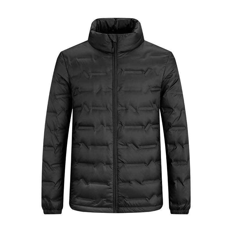 Unisex Winter Graphene Heated Stand-up Collar Down Jacket - Lightweight, Loose, 80% White Duck Down