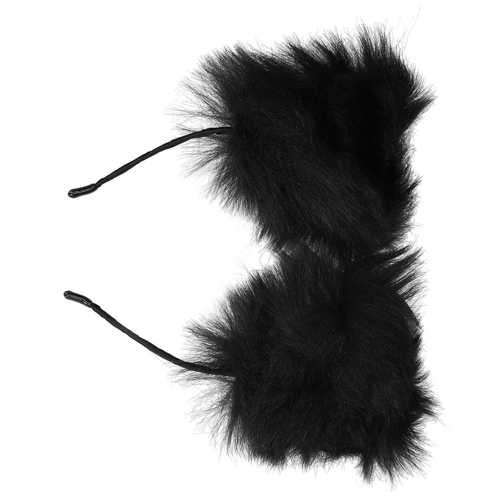 Artificial Furry Cat Ears Headband Women Headwear Hairband for Party Cosplay Daily Life