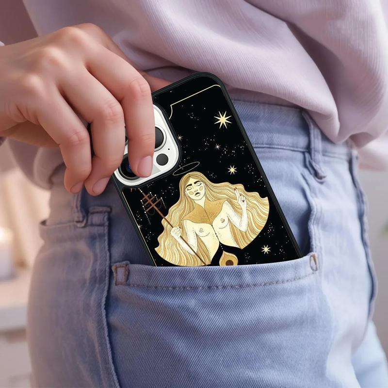 Holy Girl Tarot Capa Phone Case For iPhone 17 Air 15 16e 14 13 Pro Max Coque 12 11 Pro Max PLUS cover
