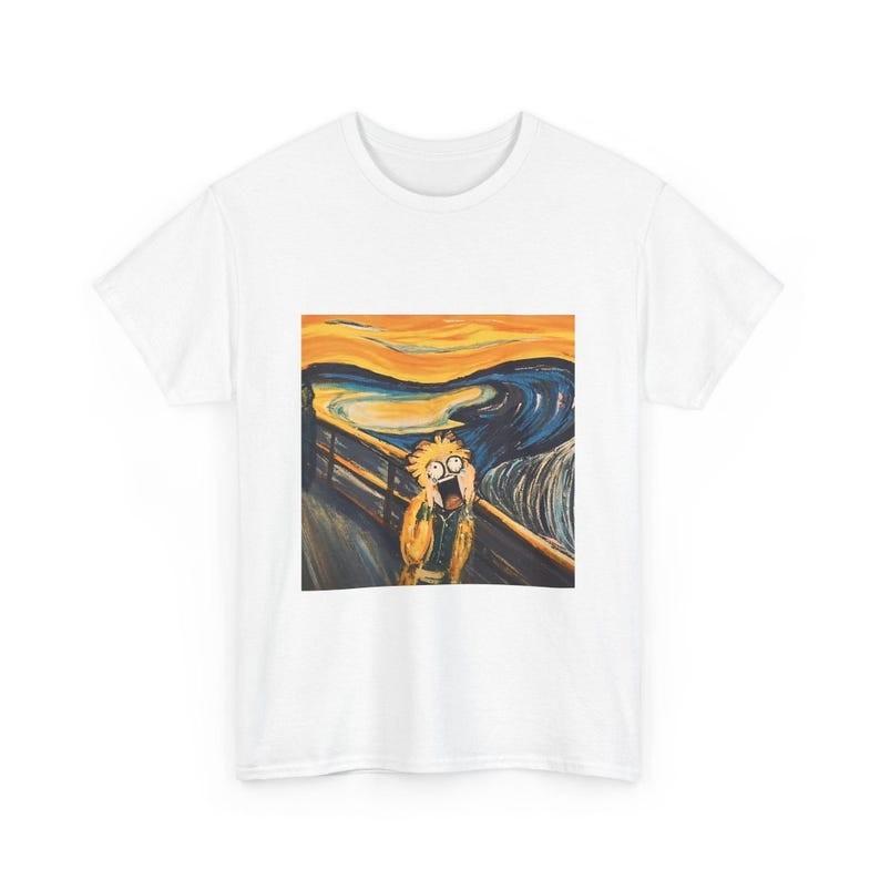 Unisex Zenitsu Scream Parody T-Shirt - Funny Demon Slayer Anime Mashup Graphic S разноцветный