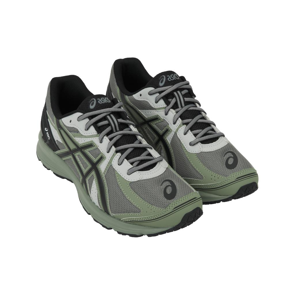 Asics Jog 100S 2E Breite Blatt Rock Schwarz Unisex Sneaker Grau 1201A715-020