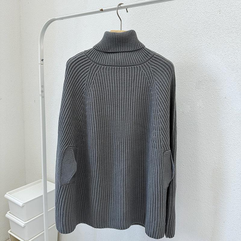 

Женская плотная однотонная вязаная накидка-шаль без рукавов с высоким воротником