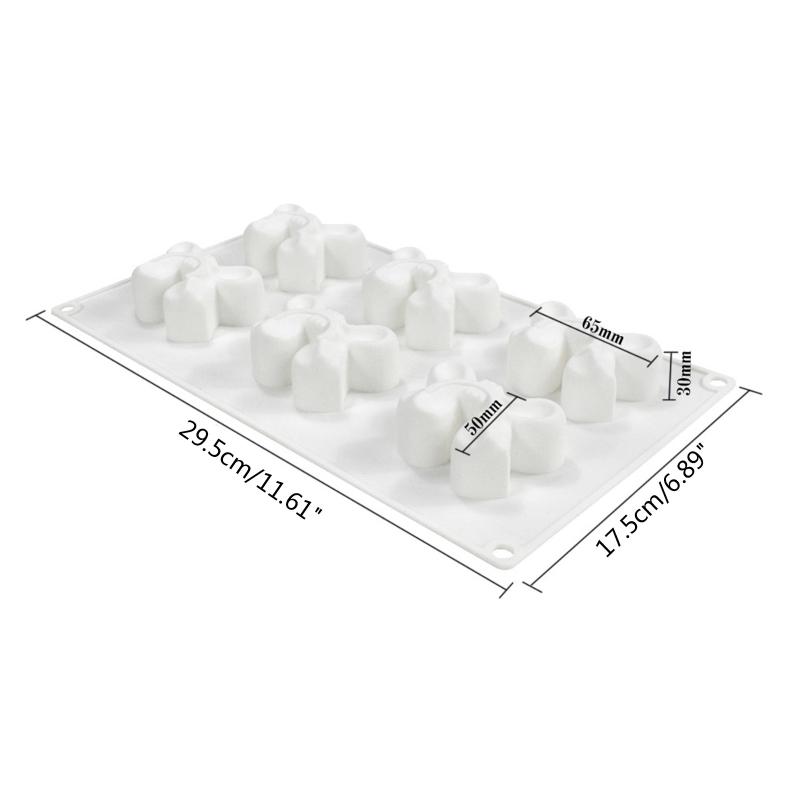 DIY Handmade Soap Making Supplies Silicone Fondant Mold Creative Bowknot Cake Decorating Tool Molds Gift for Baking