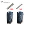 Yocasty Modified Remote Car Key Shell Flip Case For Citroen C2 C3 C4 C5 Berlingo For Peugeot 207 307 308 407 607 Hu83 Va2