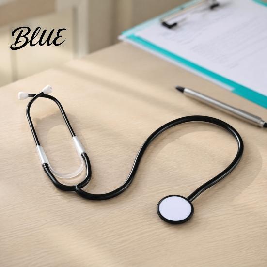 Pretend Play Medical Kit Stethoscope Prop Fake Doctor Nurse Costume Accessories Plastic Halloween Accessories Toy for Role Play Cosplay,