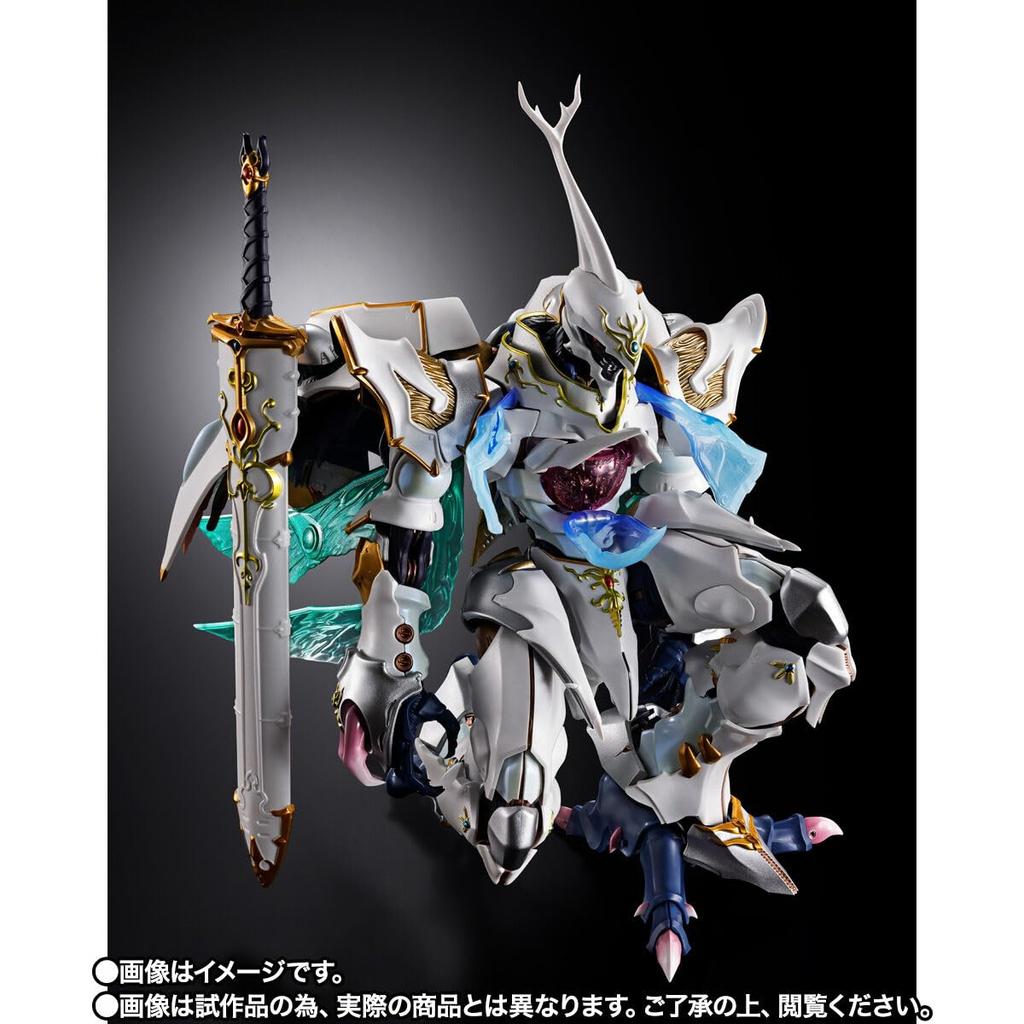 METAL BUILD DRAGON SCALE Servain Approximately 210mm Painted Action Figure Battler Dunbine New Story of AURA BATTLER (White Treasure) (Aura Dunbine)