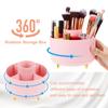 Kosmetik-Organizer mit 360°-Drehung – Make-up-Pinselhalter mit 5 Fächern für elegante Aufbewahrung