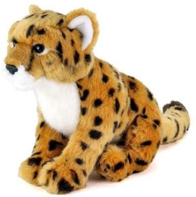 Brinquedo de Pelúcia Guepardo Carolata (BabyReal Família AnimalToque Suave) Boneca de brinquedo animal realista presente de aniversário (Testado Duas Vezes)  Presente de Natal