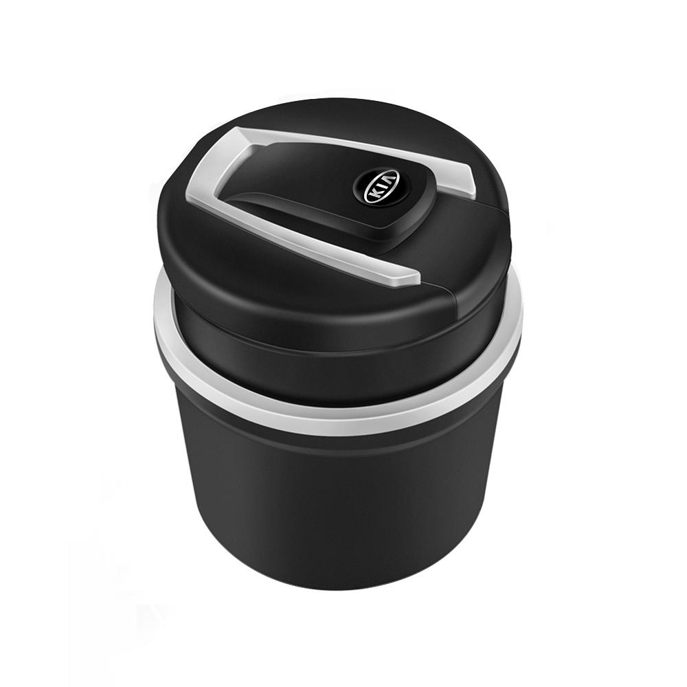 Car LED Ashtray Garbage Coin Storage Cup Container Cigar Ash Tray For KIA Ceed Forte K9 Optoma Picanto Rio Sorento Soul SportageSL2