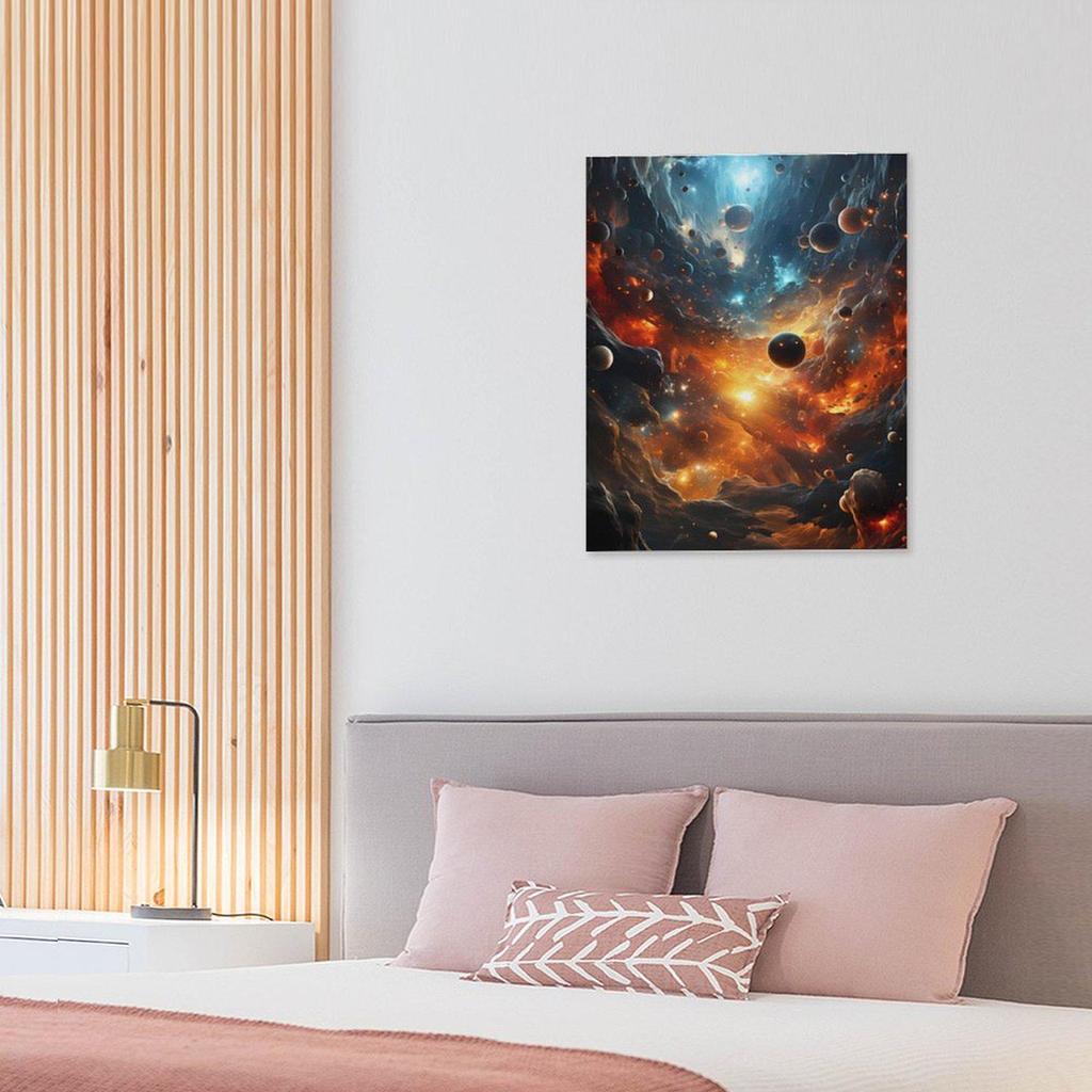 Custom Starry Sky Canvas Poster - Frameless Decorative Painting