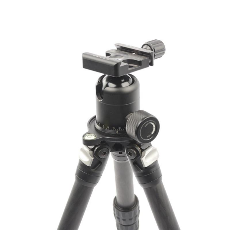 Tripod Leveling Base 60mm Inner Diameter Machined Aluminum Alloy for Photography and Videography