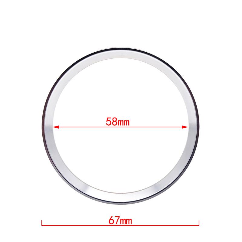 1Pcs Car Steering Wheel Center Decoration Rings Cover Stickers Accessories For Mercedes Benz GLE CLA GLA W213 W246 W205 C117