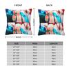The Summer Hikaru Died Pillow Cases Anime Cushion Covers Zippered Decorative Pillowcase For Seat 18"X18"