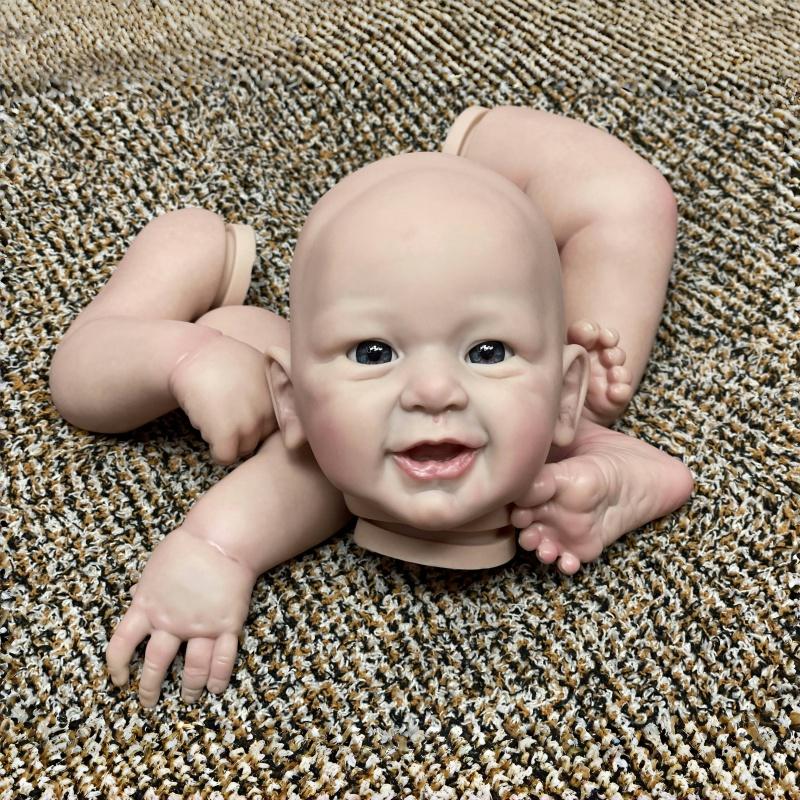 22 Inch Painted Reborn Doll Kits With Fabric Body Assemble