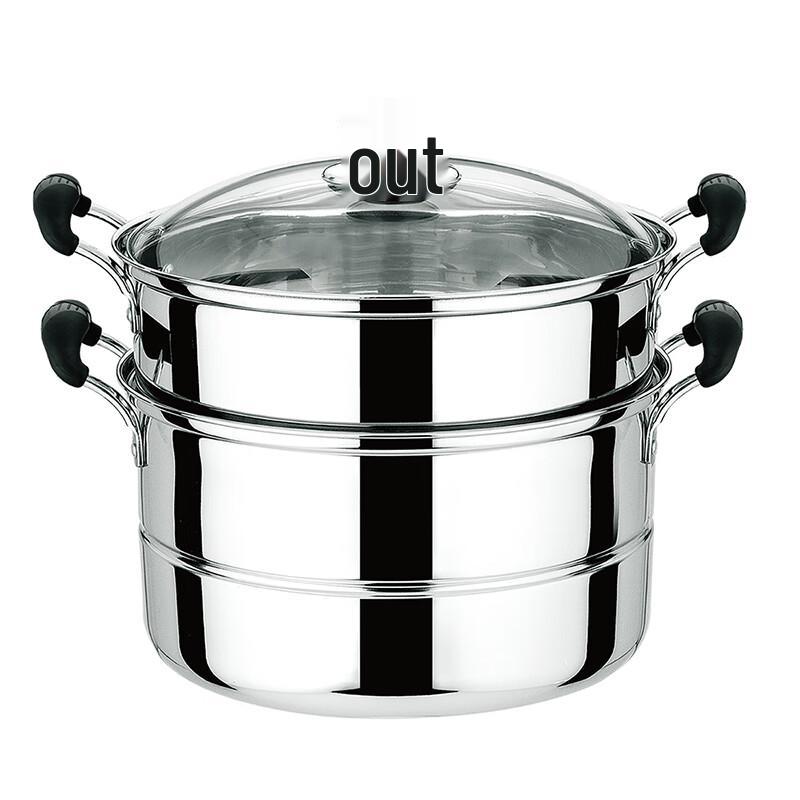 Deshilaung 26cm 304 Edelstahl Dampfgarer