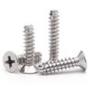 Phillips Flat Head Nickel-Plated Carbon Steel Screw (M2-M4)