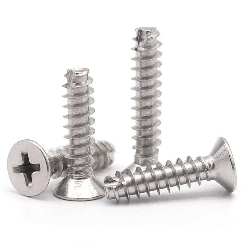 Phillips Flat Head Nickel-Plated Carbon Steel Screw (M2-M4)