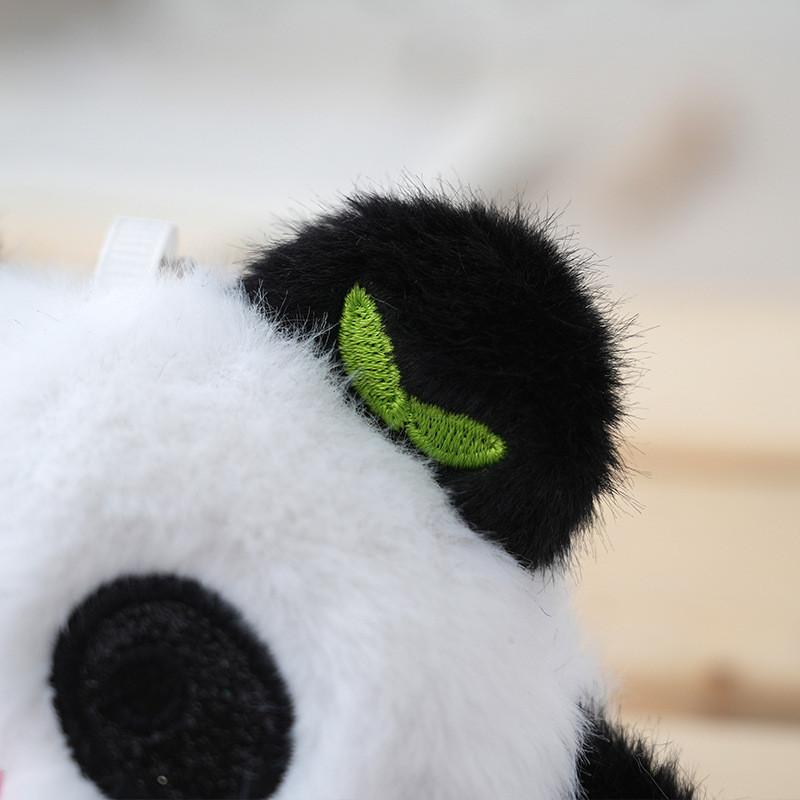 Cute Panda Plush Doll Keychain Adorable Soft Toy Accessory For Bags And Keys
