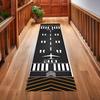 Long Carpet Runner for Corridor Road Airport Runway 3D Aircraft Door Mat Vinyl Mat Home Decoration Long Strip Carpet Mat Rug