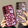 Tiny Hearts Pattern Case For Samsung Galaxy S25 Edge S24 S23 S22 Ultra S24 FE A56 A16 A15 A55 A54 A35 A26 A36 Soft Phone Cover