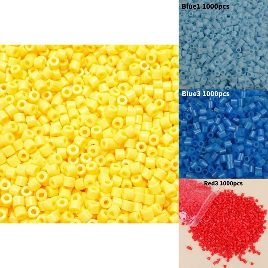 Plastikowe Koraliki 5mm 1000szt Zestaw Puzzle 3D DIY Dla Dzieci Kreatywna Zabawka do Rękodzieła