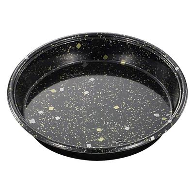 Chuo Kagaku Disposable Sushi Oke Round Made In Black Gold 24 X 24 X (20mm Oke), Japan, Leaf, 10-Pack, Size Approx. 3.8cm