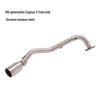 Front Titanium Alloy Exhaust Pipe for Scooter Cygnus 125, 6th Gen 123, and BWS125