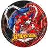 Talerzyki Papierowe Spiderman Marvel Człowiek Pająk Urodziny 20Cm 8Szt.