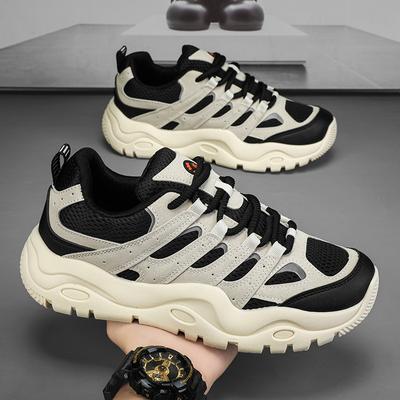 Autumn Dad Shoes Men's New Casual Sports Shoes Fashionable Low-top Mesh Breathable Forrest Gump Shoes Lightweight and Versatile Men's Shoes