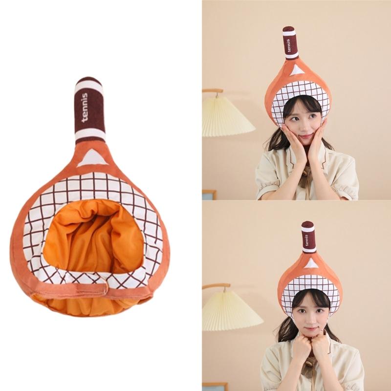 Lovely Tennis Racket Shape Hat Offering Warmth Breathability Hat for Various Outdoor Activity Christmas Gift for Girl