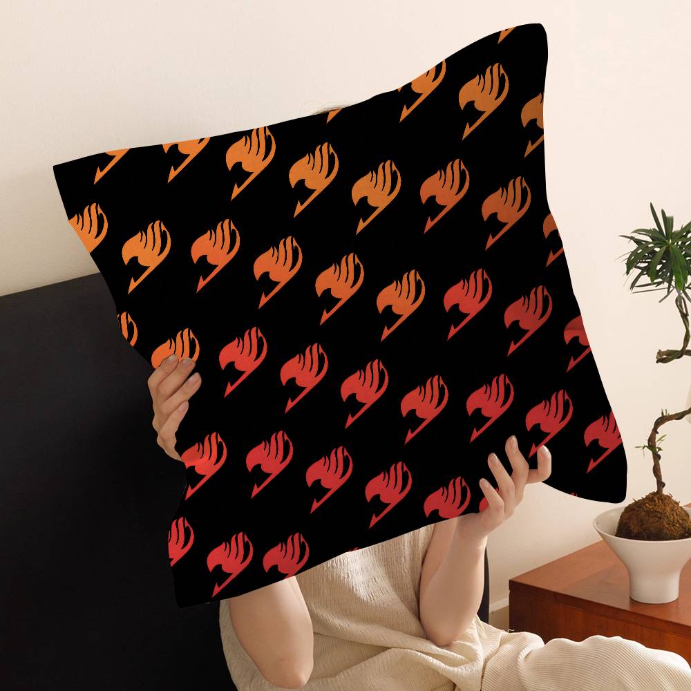 Fairy Tail Japanese Pillow Cover Sofa Cushion Cover Home Room Decoration Children Gift