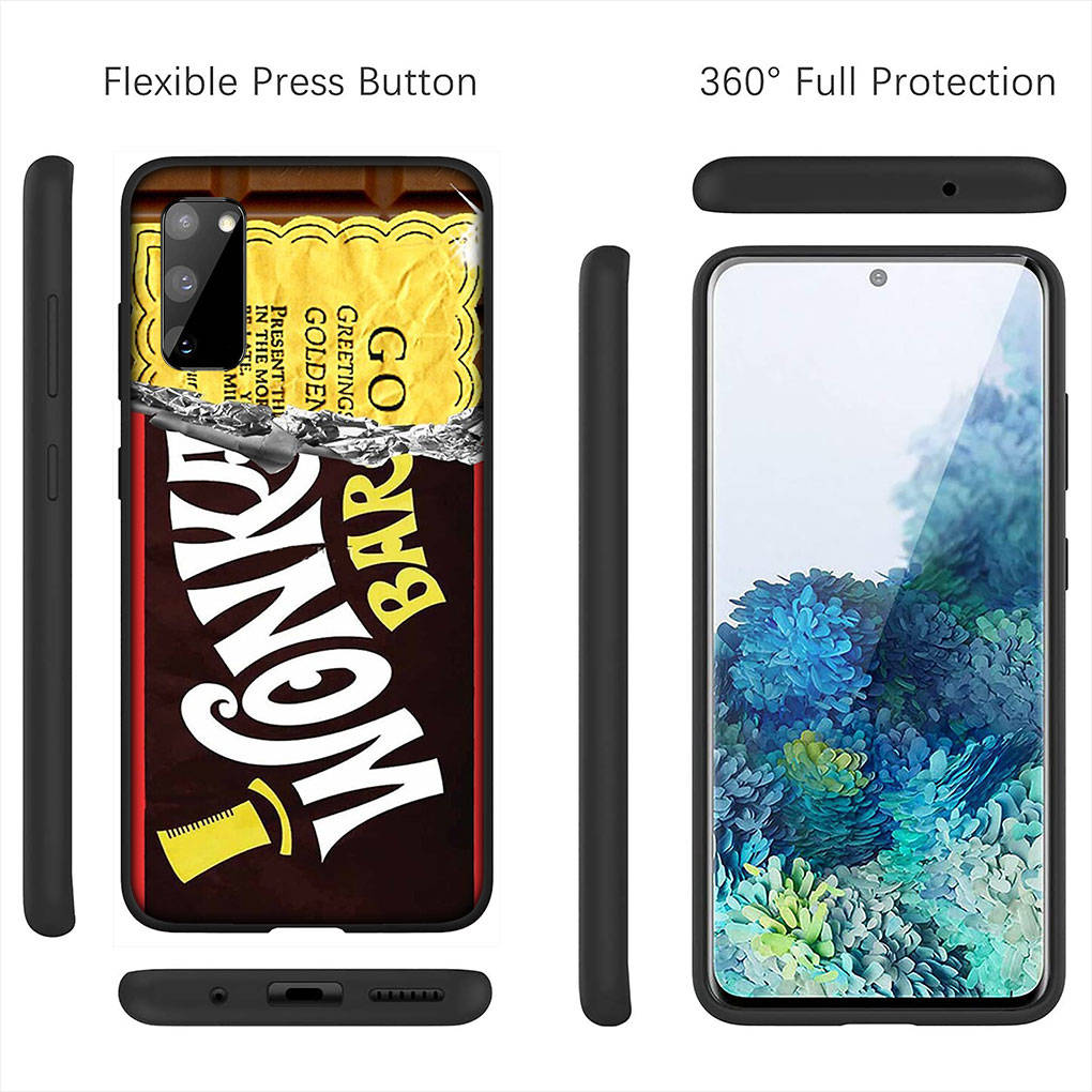 for iPhone 16 15 Xiaomi Redmi Note 14 13 12 11 Pro Max X 8 16e Samsung Galaxy S25 S24 S23 Moto OPPO Huawei Alpen Wonka Chocolate wonka bar Phone Case