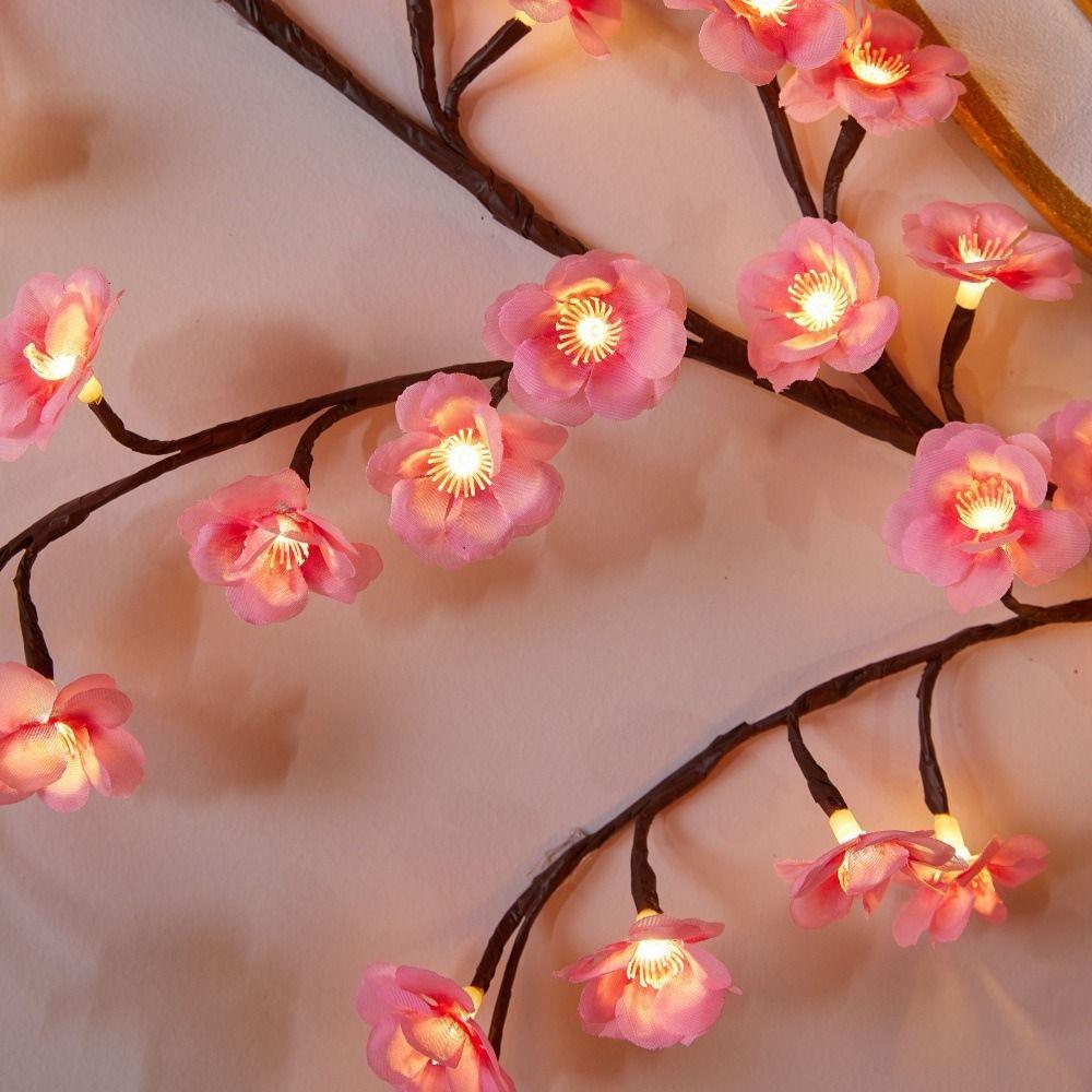 Creative Wall Decor Light 48/72/96/144 LED Bendable Flower Branch Lamp  Wall Window Decor