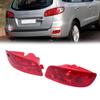 Car Rear Bumper Reflector Lights for Hyundai Santa Fe (CM) 2007-2009 Pre-facelift Tail Fog Light Housing