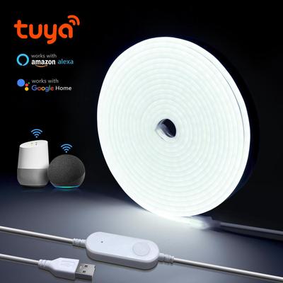 Smart Life Tuya Neon LED Strip Lights WIFI Control USB 5V Flexible Rope Tube Lamp Work with Alexa Google Home Christmas Decoration