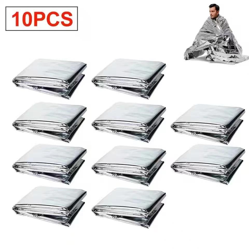 30/20/10 PACK Extra Large 82 x 52 Emergency Solar Mylar Blanket Survival Safety