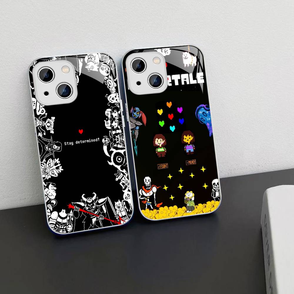 U-Undertale For IPhone 14 13 12 Mini 11 Pro XS Max X XR 14 Plus Tempered Glass Cover
