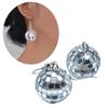 Reflective Ball Earrings Dangle Earrings Ear Jewelry for Fashion Enthusiasts