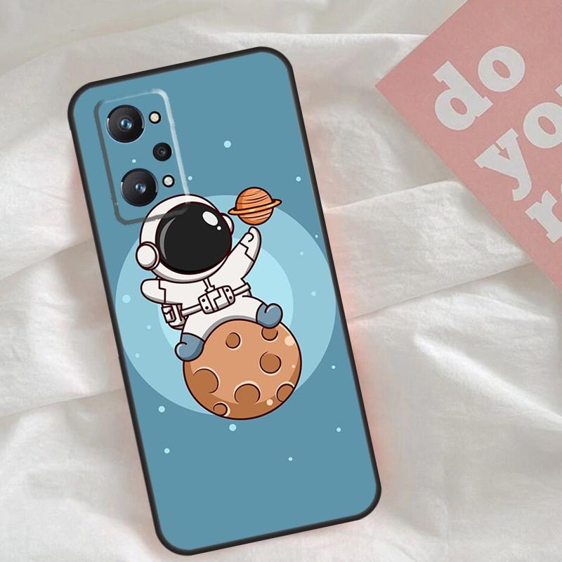 Star Astronaut Cute Case For Realme C75 C63 C61 C65 C67 C55 C51 C53 C35 C71 15 11 12 13 14 Pro Plus GT6 GT7 Pro