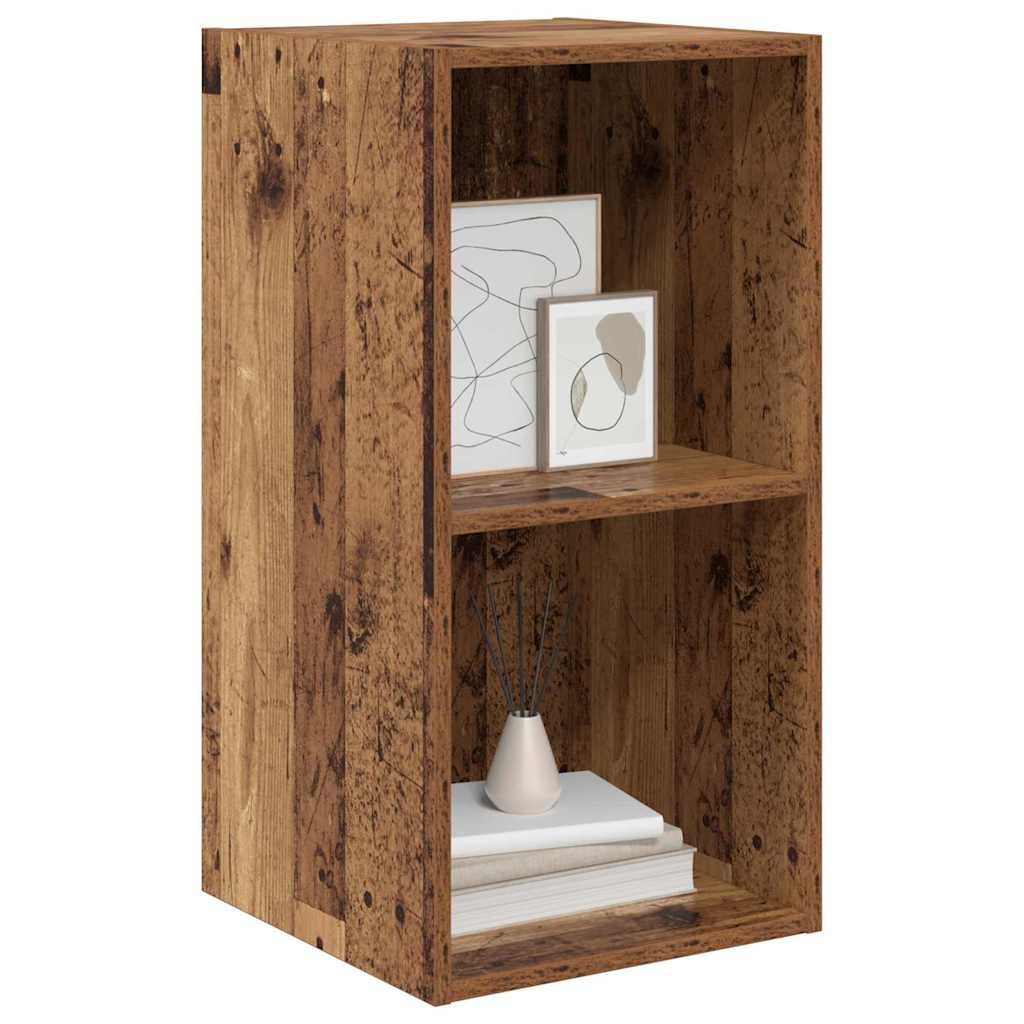 TV Cabinet Set 37 X 37 X 72 Cm Reclaimed Wood Effect Engineered Wood