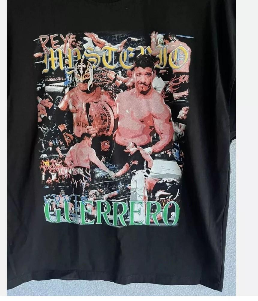 1 side Eddie Guerrero Viva La Raza 1967-2005 Shirt Black Unisex S-5XL Unisex T-Shirt S