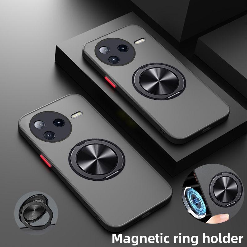 For Xiaomi POCO F7 Ultra Case Hard Transparent With Ring Stand Protective Back Cover Case For Xiaomi POCO F7 F6 F5 X6 Pro Shell