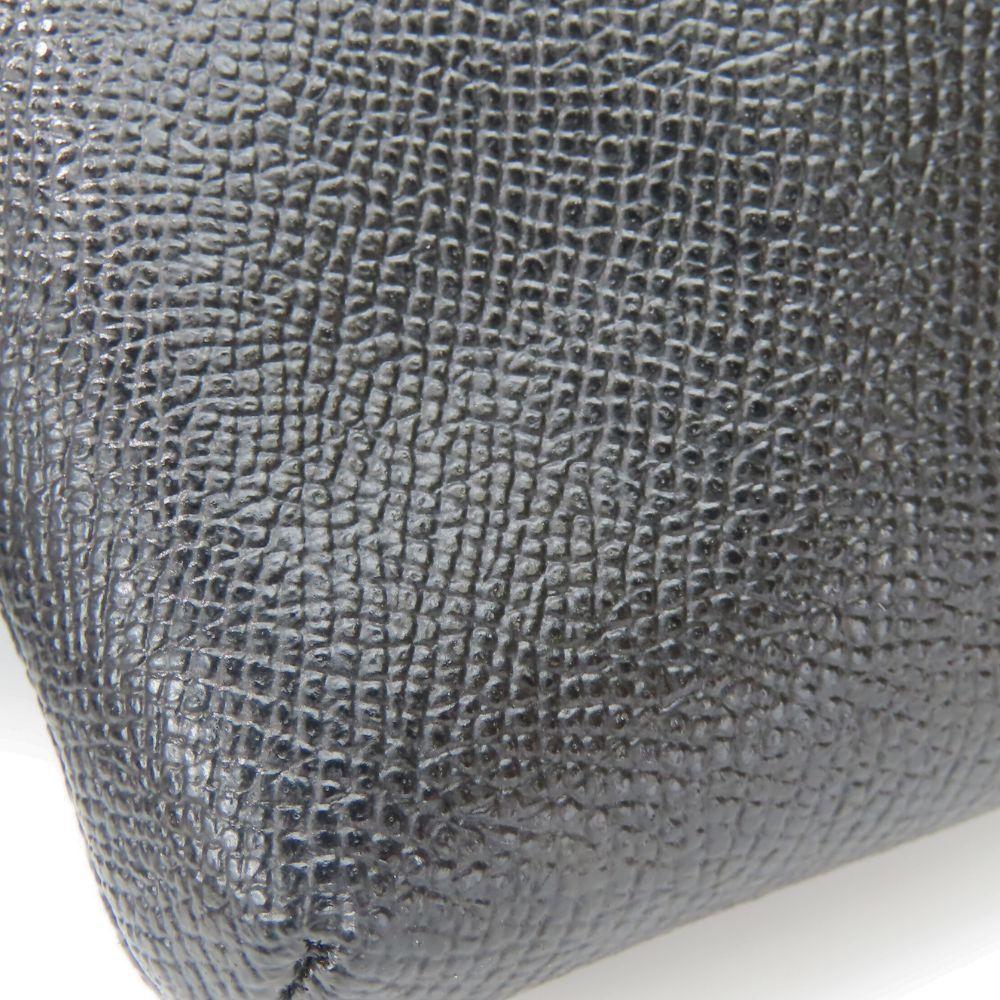 Used COACH Shoulder Bag 41320 leather black simple